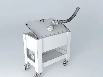 Solvent tank Free 3D model