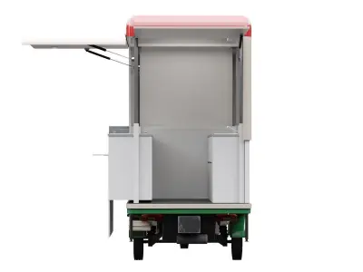 Piaggio Ape V-Curve Food Track 3D model