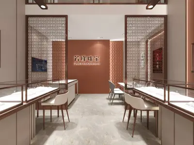 jewelry store Low-poly 3D model