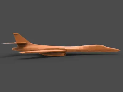 Rockwell B-1 3D print model