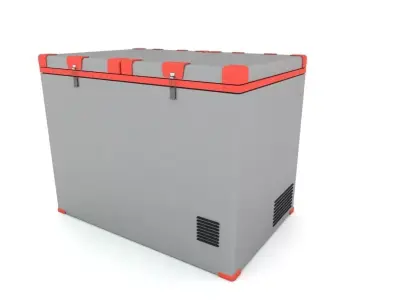 FRIDGE FREEZER MOBILE Free low-poly 3D model