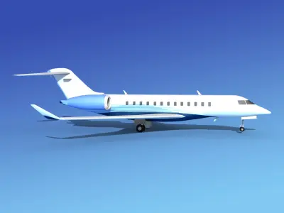 Global Express XRS V08 3D model