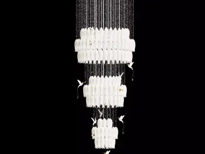 Chandelier Sagarti Alba Grand 110 320h 3D model