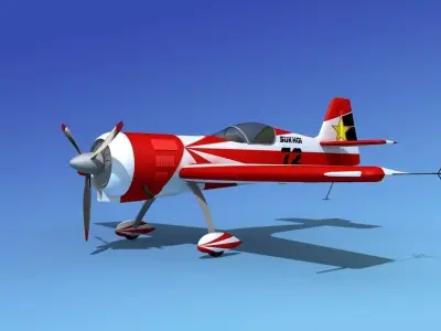 Sukhoi SU-26 Aerobat V13 3D model