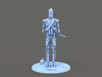 IG-11 STAR WARS FOR 3D PRINTING 3D model