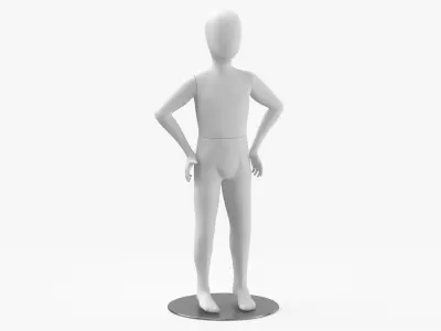 Clothing Mannequins Modular 07 3D model
