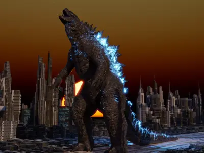 Godzilla - The Ultimate Roar 3D model