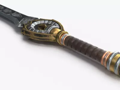 Sword V3 PBR Low-poly 3D model