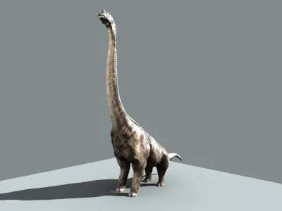 Brachiosaurus dinosaur 3D model