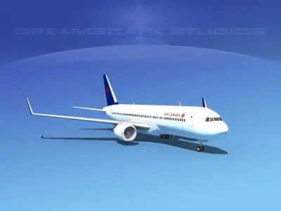 Boeing 767-300 Air Canada 2 3D model