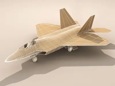 F22 raptor 3D model