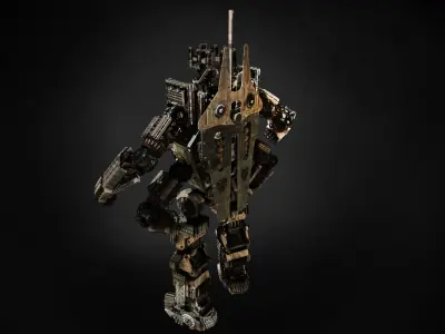 mech character 3D 3D model