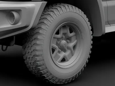 Suzuki Jimny Sierra JL 2019 wheel 3D model
