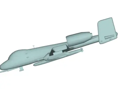 Fairchild Republic A-10 3D model