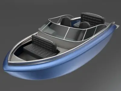 Sailing Family Boat 3D model