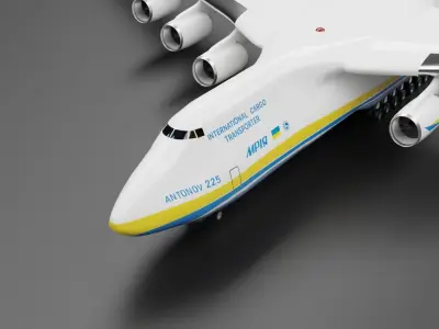 Antonov An 255 Mriya Home Livery 3D model