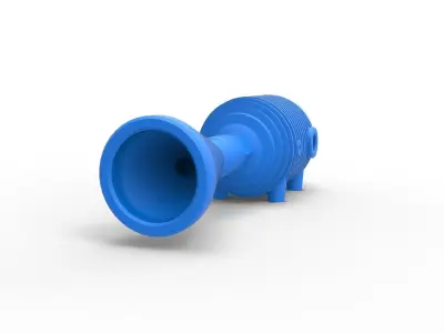 Turbonique thrust engine Scale 1 to 25 3D print model