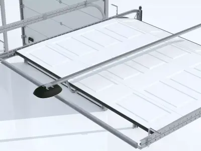 Metal Door Roller Shutter 3D model