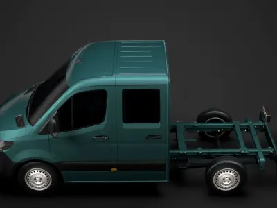 Freightliner Sprinter Chassis Crew Cab L1 FWD 2020 3D model