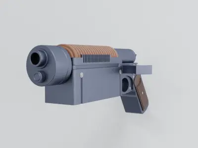 scifi guns K-16 Bryar 3D model