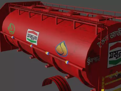 BD oil tanker Free 3D model