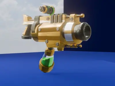 Arma Quimica Low-poly 3D model