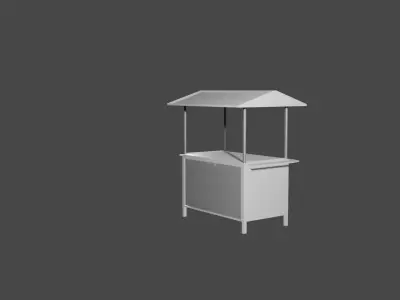 Food stall - 3D Model 3D model