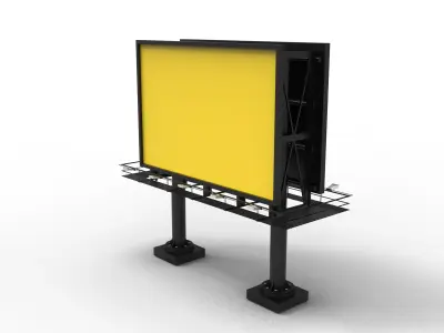 Billboard 3D model