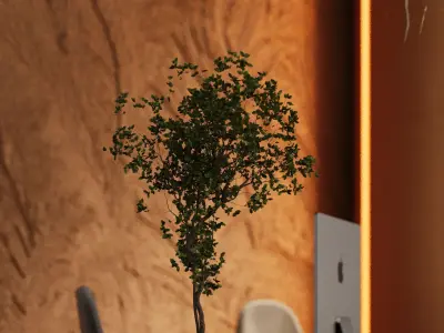 reception hall 3D model 3D model