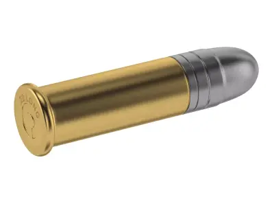 Bullet 22 LONG  Low-poly 3D model