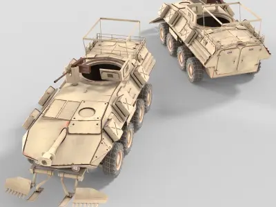 Apocalyptic LAV 25 3D model