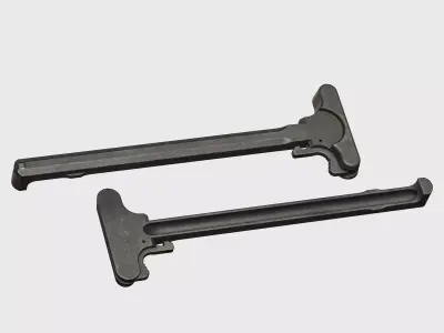 Colt - AR-15 Charging Handle - Replica Low-poly 3D model