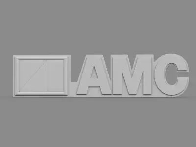 amc logo 3D model