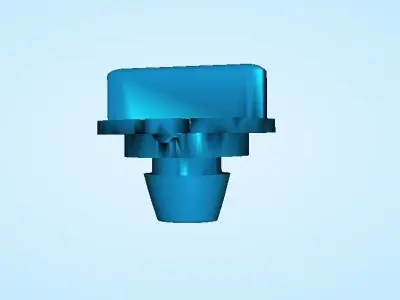 nissan frontier twist clip 3D model