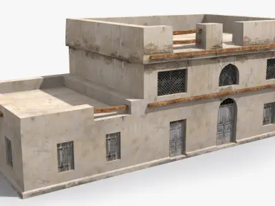 Arab 26 Low-poly 3D model