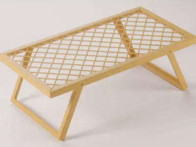 Bonfire Grill Free low-poly 3D model