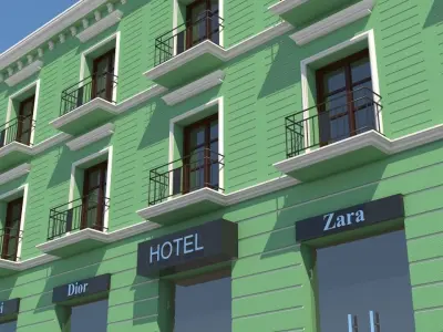 Mexican Hotel 2 Faces 3D model