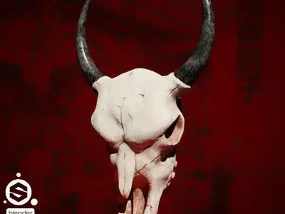 Bull Skull 3D model