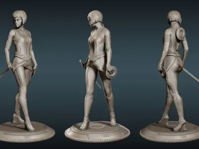 Quorra -  Tron 3D print model purchase