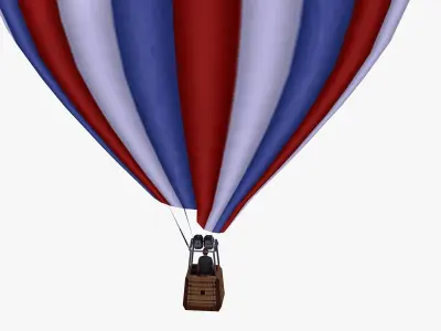 Hot Air Sports Balloon 3D model
