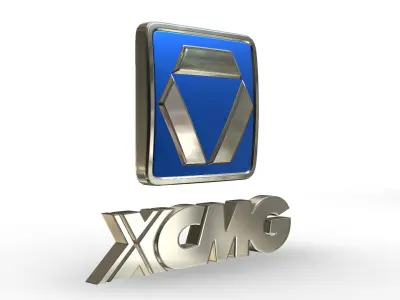 xcmg logo 3D model