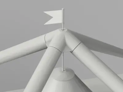 Gazebo tent 3D model