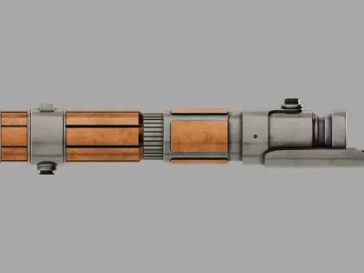 Indara Lightsaber - Star Wars Acolyte 3D model