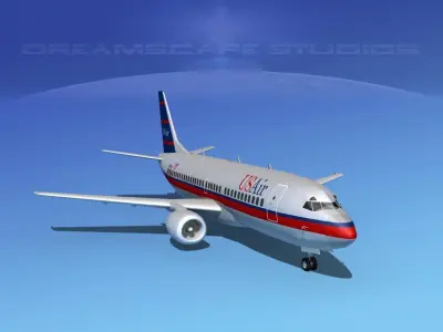 Boeing 737-300 US AIR 2 3D model