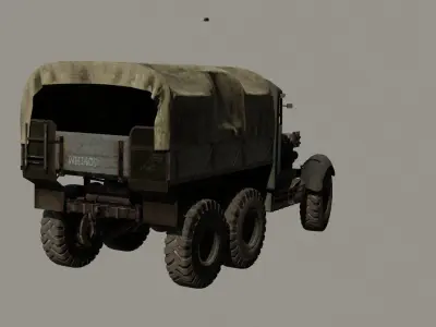 Scammell Pioneer Lowpoly 3D model