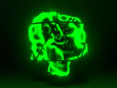 virus Low-poly 3D model