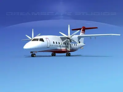 Dornier 328-130 Houston Air Transport 3D model