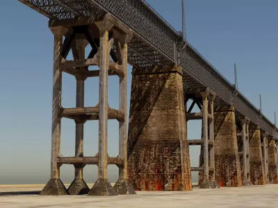 Ormaiztegi viaduct 3D model