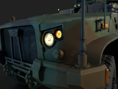 Oshkosh JLTV Game Ready PBR 4k Low-poly 3D model