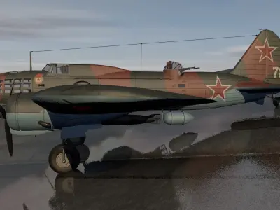 Ilyushin IL-4 - IL-4T - DB-3F 3D model